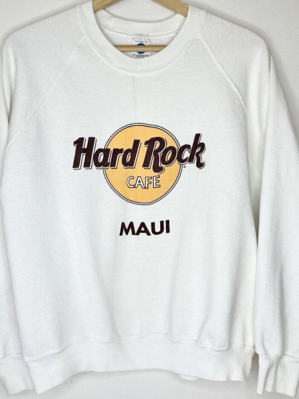 Hard Rock Cafe Women's White Sweatshirt